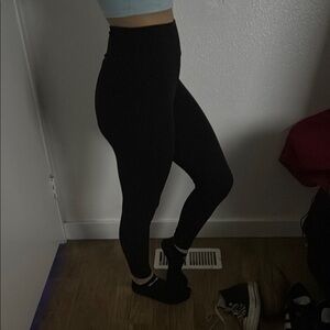 Black High-Waisted Leggings